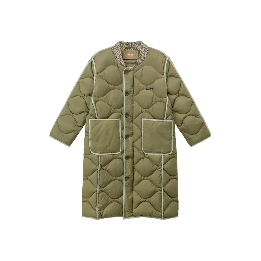 CHUU I Got Up Cozy Quilted Padding Coat