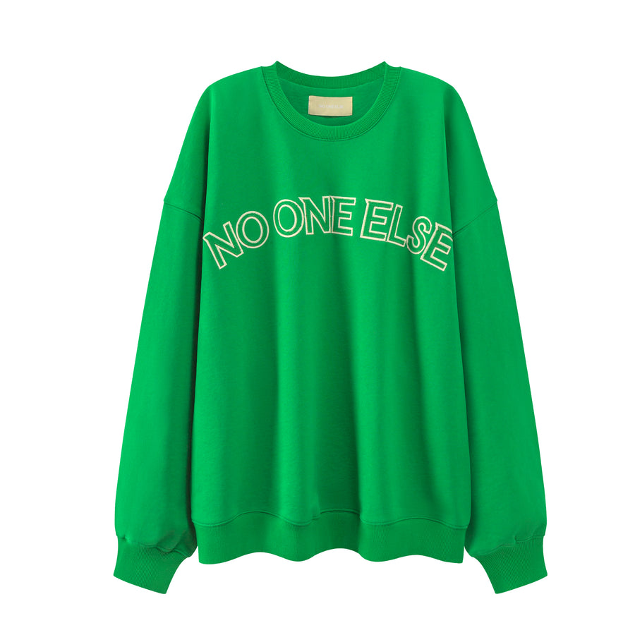 CHUU Noe Logo Printed Loose Fit Hoodie