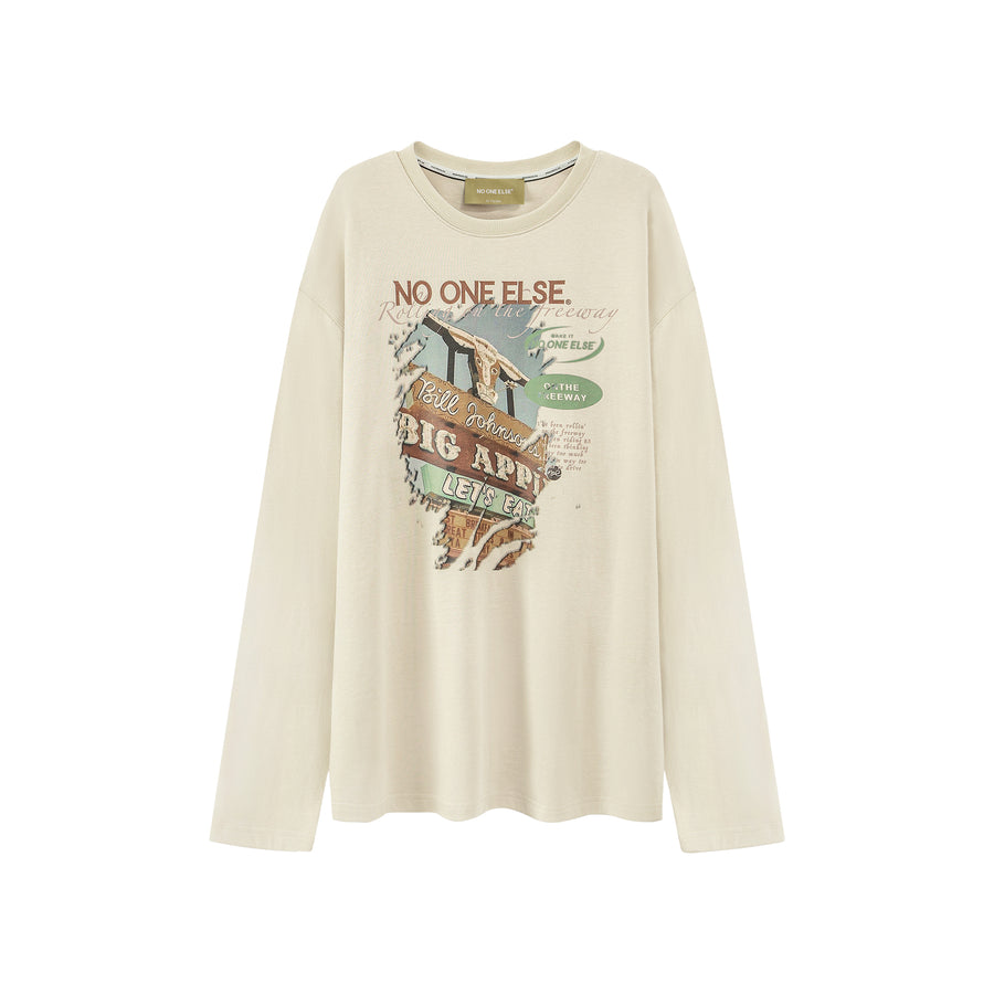 CHUU Noe Signs Loose Fit T-Shirt