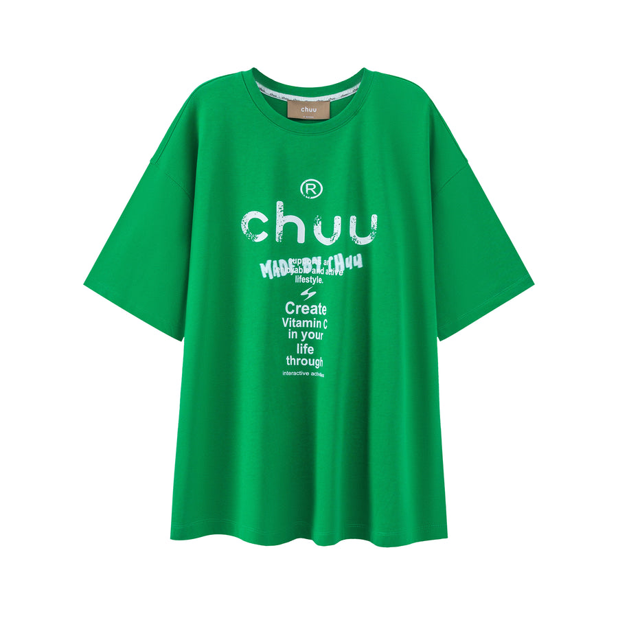 CHUU Vitamin C Loosefit Maxi T-Shirt