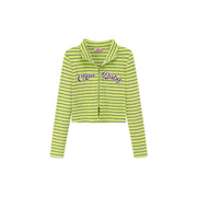 We Have Chemistry Striped Zip-Up