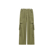 Pretty Warrior Solid High Waist Casual Pants