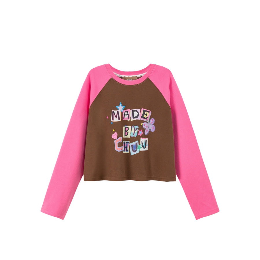 CHUU She Is Powerful Raglan Loose Fit T-Shirt