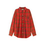 Vintage Check Loose Shirt