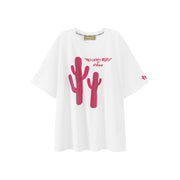 Pink Cactus Oversize T-Shirt