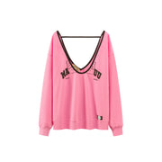 Debych Deep V-Neck Sweatshirt