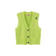 Revolves Around You Star Knit Vest