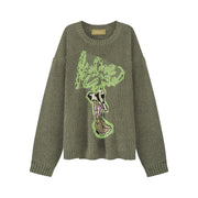 Noe Casual Cowboy Boot Knit Sweatshirt