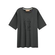 Love Earth Print Loosefit T-Shirt