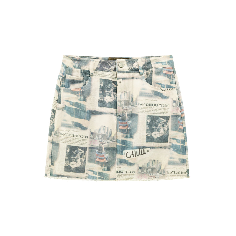 CHUU Vintage Chu Mini Skirt