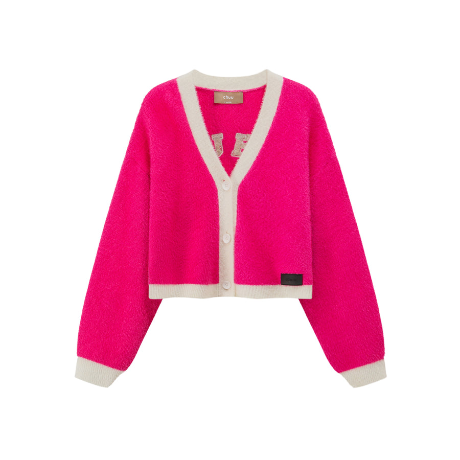 CHUU I Dream In Color V-Neck Knit Cardigan