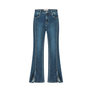 Slim High Waist Flared Jeans