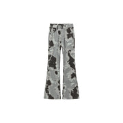 Heart Pocket Camouflage Denim Jeans