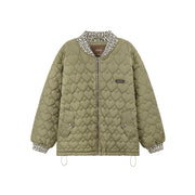 Kissing You Heart Quilted Jacket