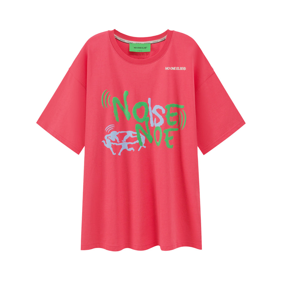 CHUU Color Matching Logo Overfit T-Shirt