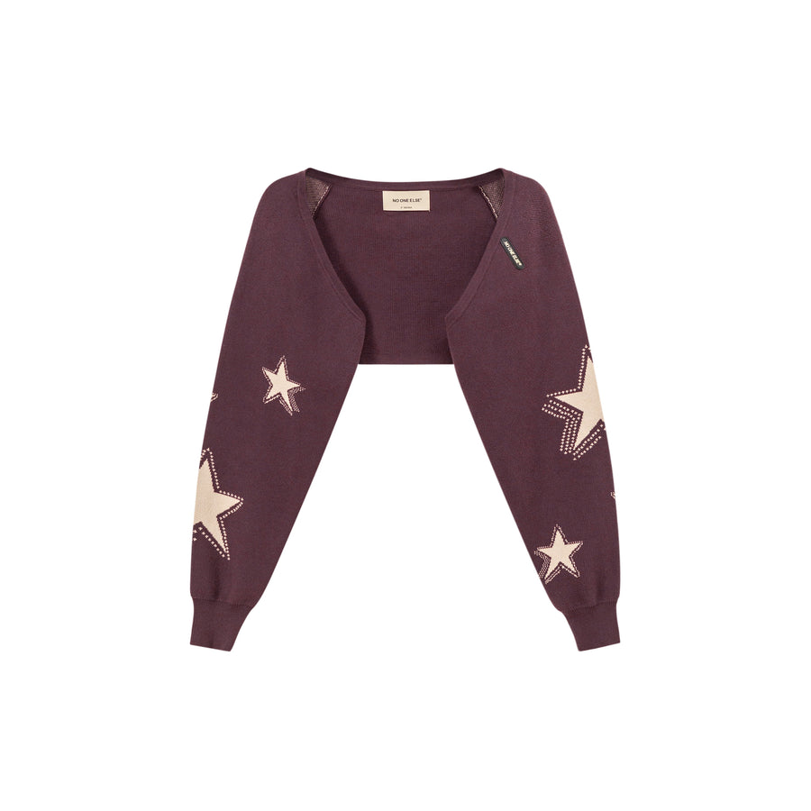 CHUU You Are My Star Bolero Cardigan