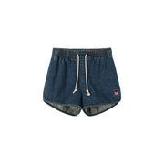 String Denim Shorts