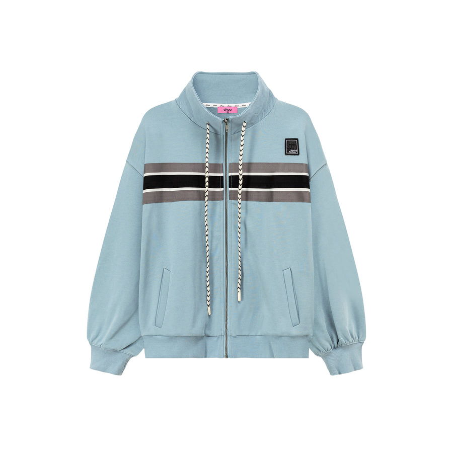 CHUU Through Time Zip-Up Loose-Fit Jacket