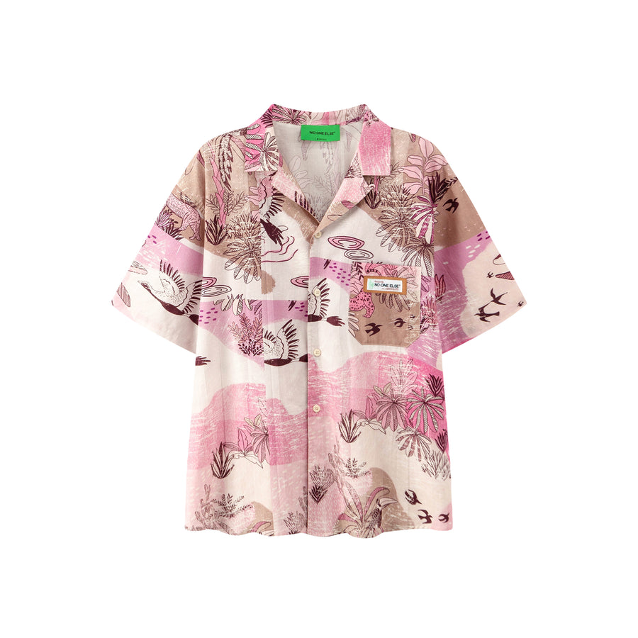 CHUU Holiday Hawaiian Print Shirt