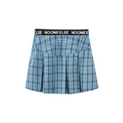 Check Mini Tennis Pleat Skirt