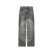 Noe Cool Design Straight Jeans