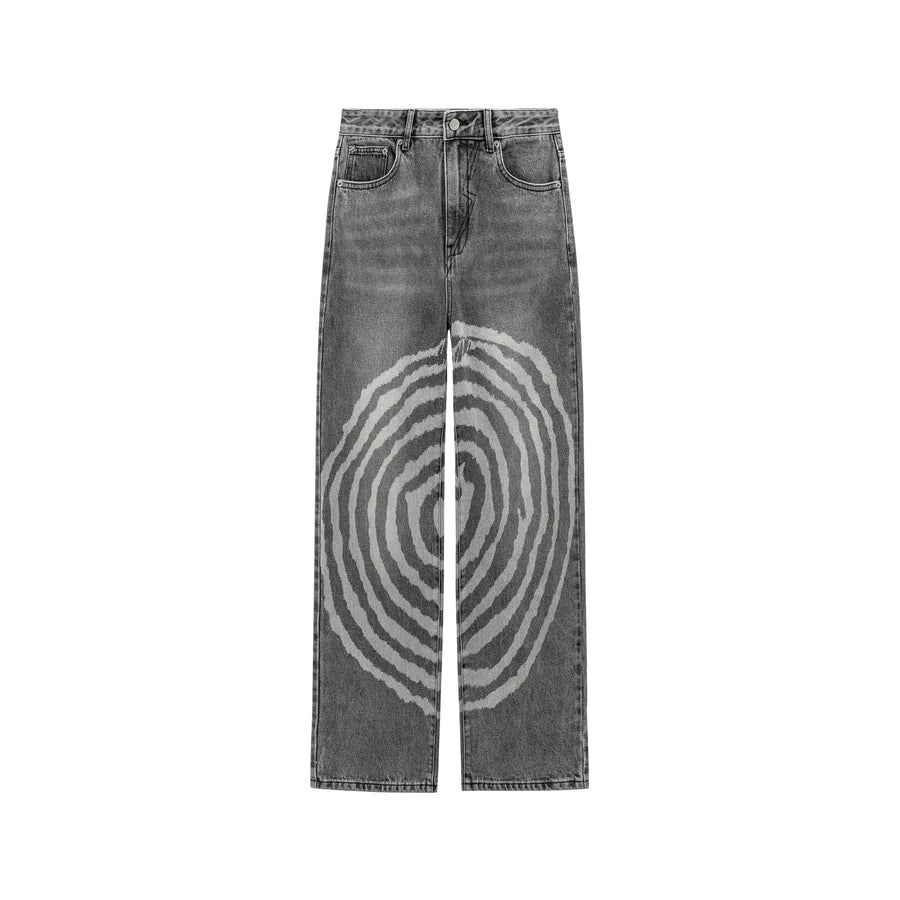 CHUU Noe Cool Design Straight Jeans