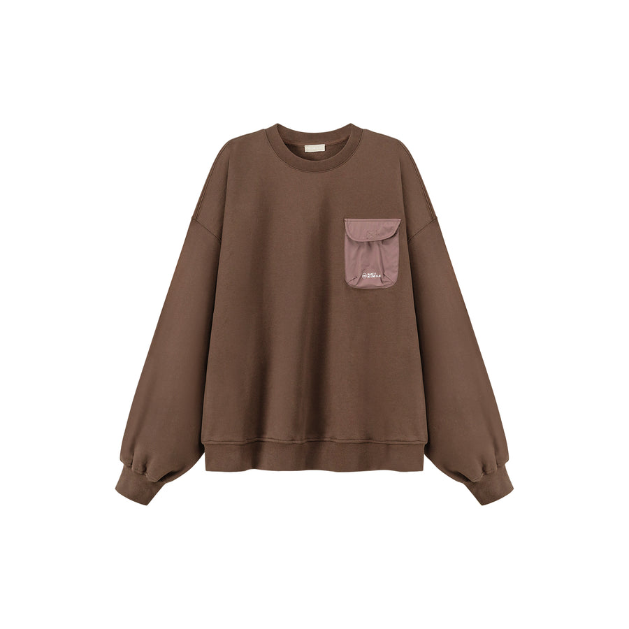 CHUU Pocket Loose Fit Sweatshirt