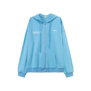 Colored Club Stretch Hooded Zip-Up