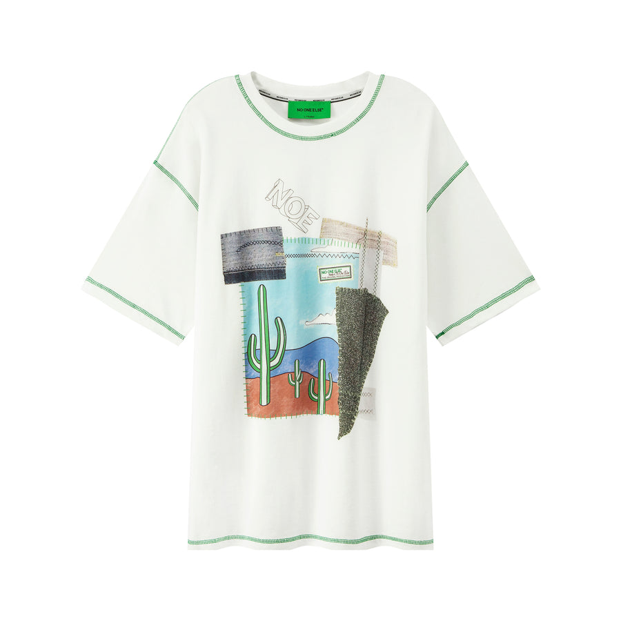 CHUU Maintain Balance Printed T-Shirt