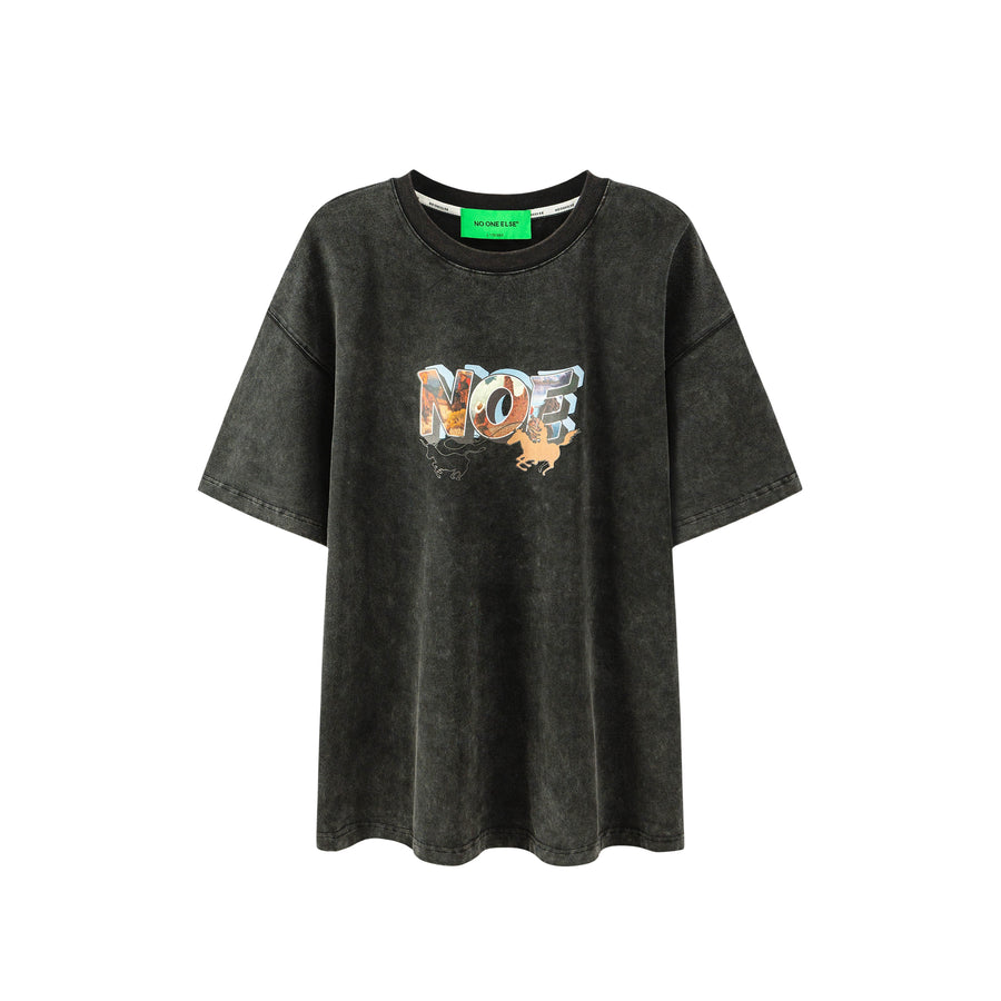 CHUU Cowboy Washed Loosefit T-Shirt