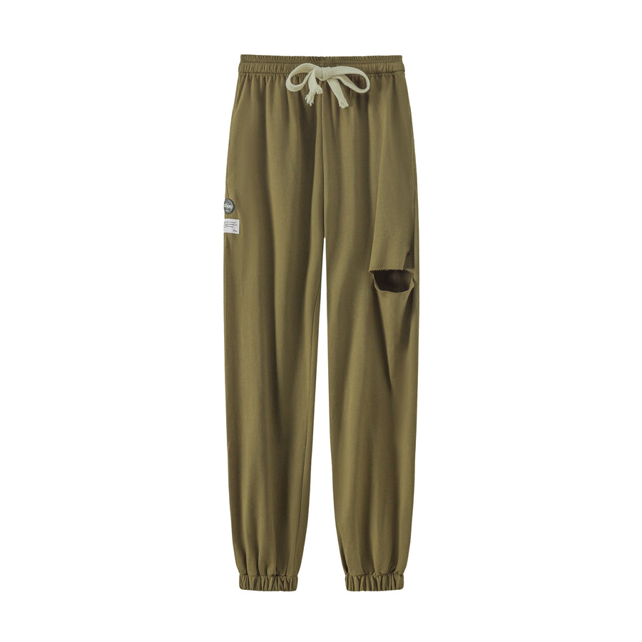 CHUU Damaged Jogger Pants