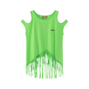 Lucky For You Fringe Top