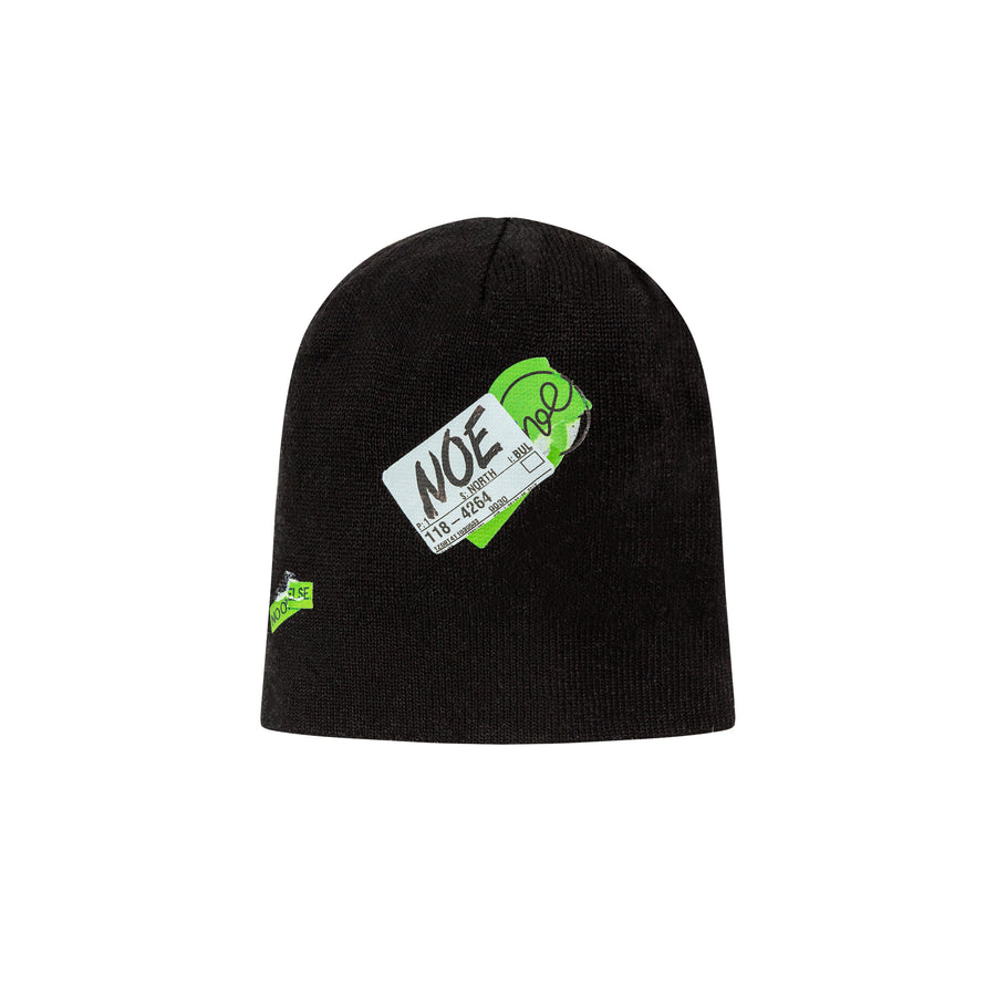 CHUU Noe Label Print Beanie