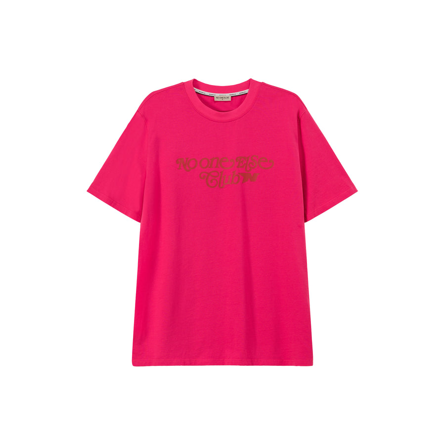 CHUU Noe Club Colored Loose Fit T-Shirt