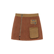 Pocket Fleece Mini Skirt