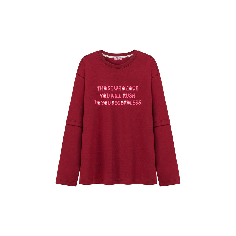 CHUU Those Who Love You Long Sleeve T-Shirt