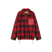 Classic Check Fleece Zip-Up Jacket