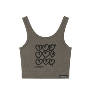 I Can Love You Sleeveless Crop Top