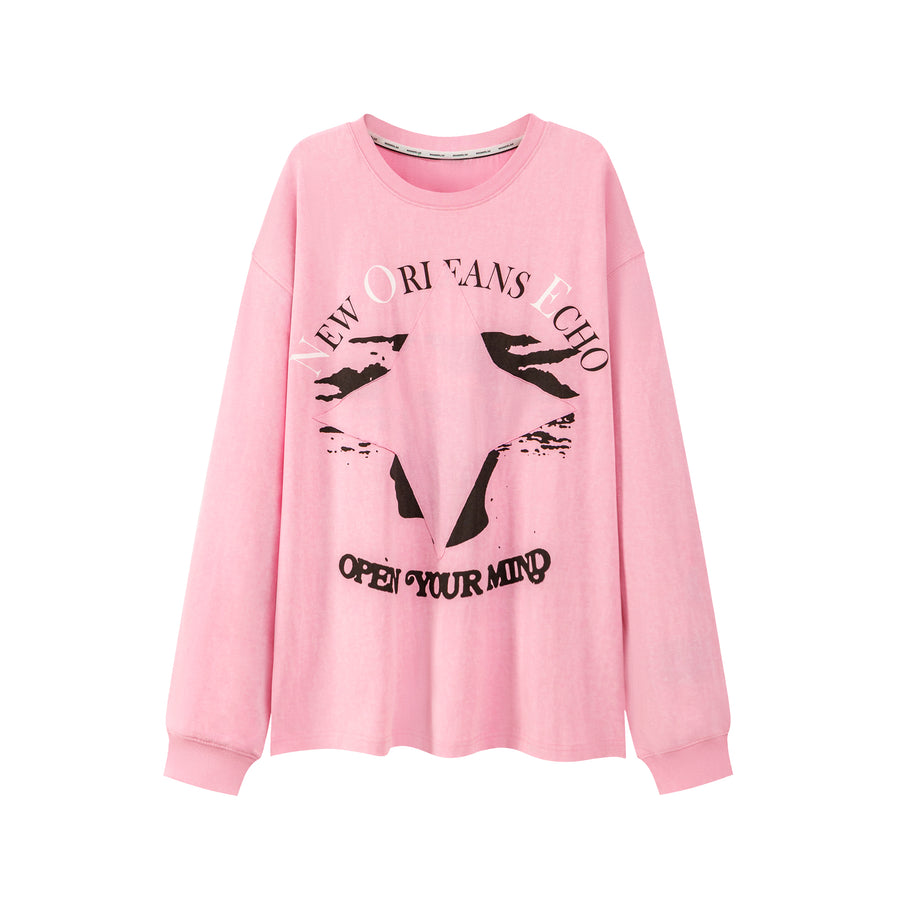 CHUU Open Your Mind Long Sleeves Top