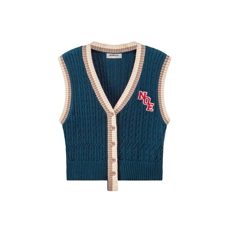 CHUU Noe Logo Vest