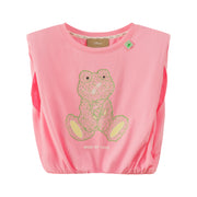 Happy Frog Shoulder Pad T-Shirt