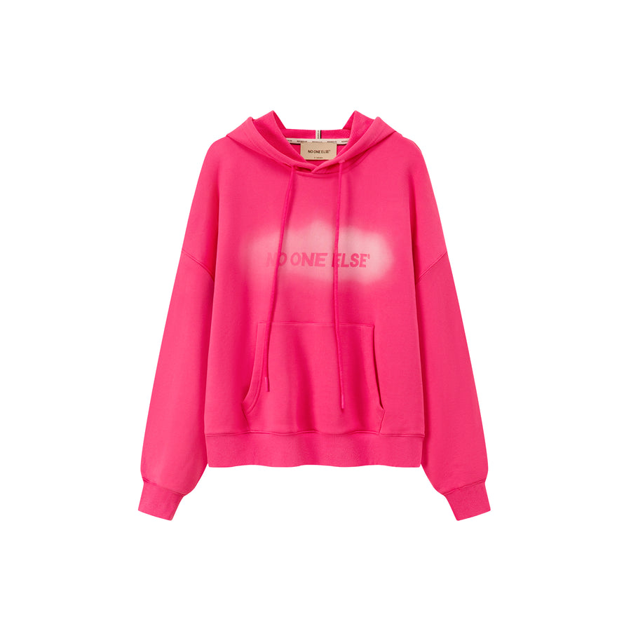 CHUU Noe Lettering Loose Fit Hoodie