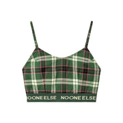 Scottish Check Crop Cami Top