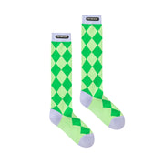 Diamond Check Mid-Calf Socks