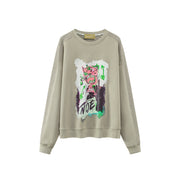 Artwork Loose Fit Sweater