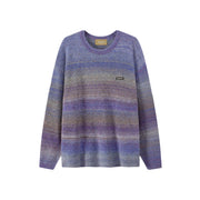 Gradient Stripe Knit Sweater