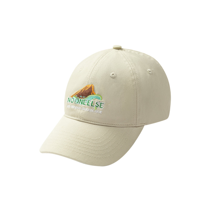 CHUU Mountain Embroidered Ball Cap Hat