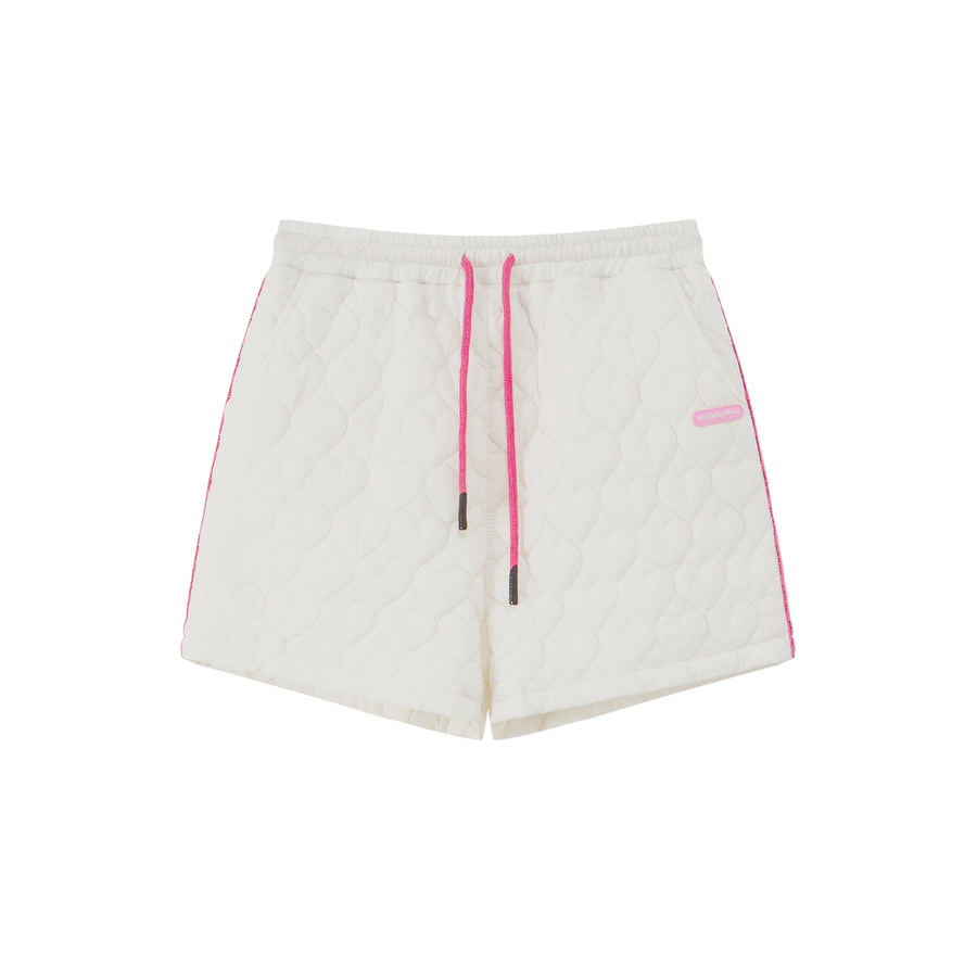 CHUU Trouble Maker String Quilted Shorts