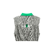 Zebra Loosefit Crop Sleeveless Top