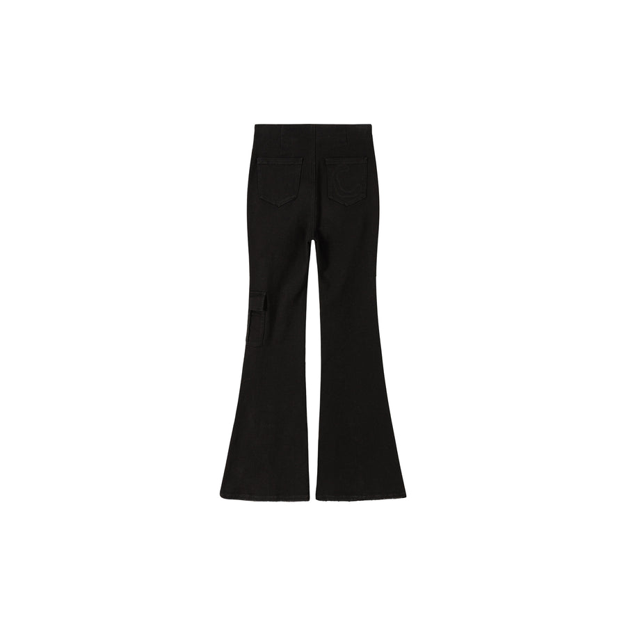 CHUU Zipper Slits Bootcut Pants